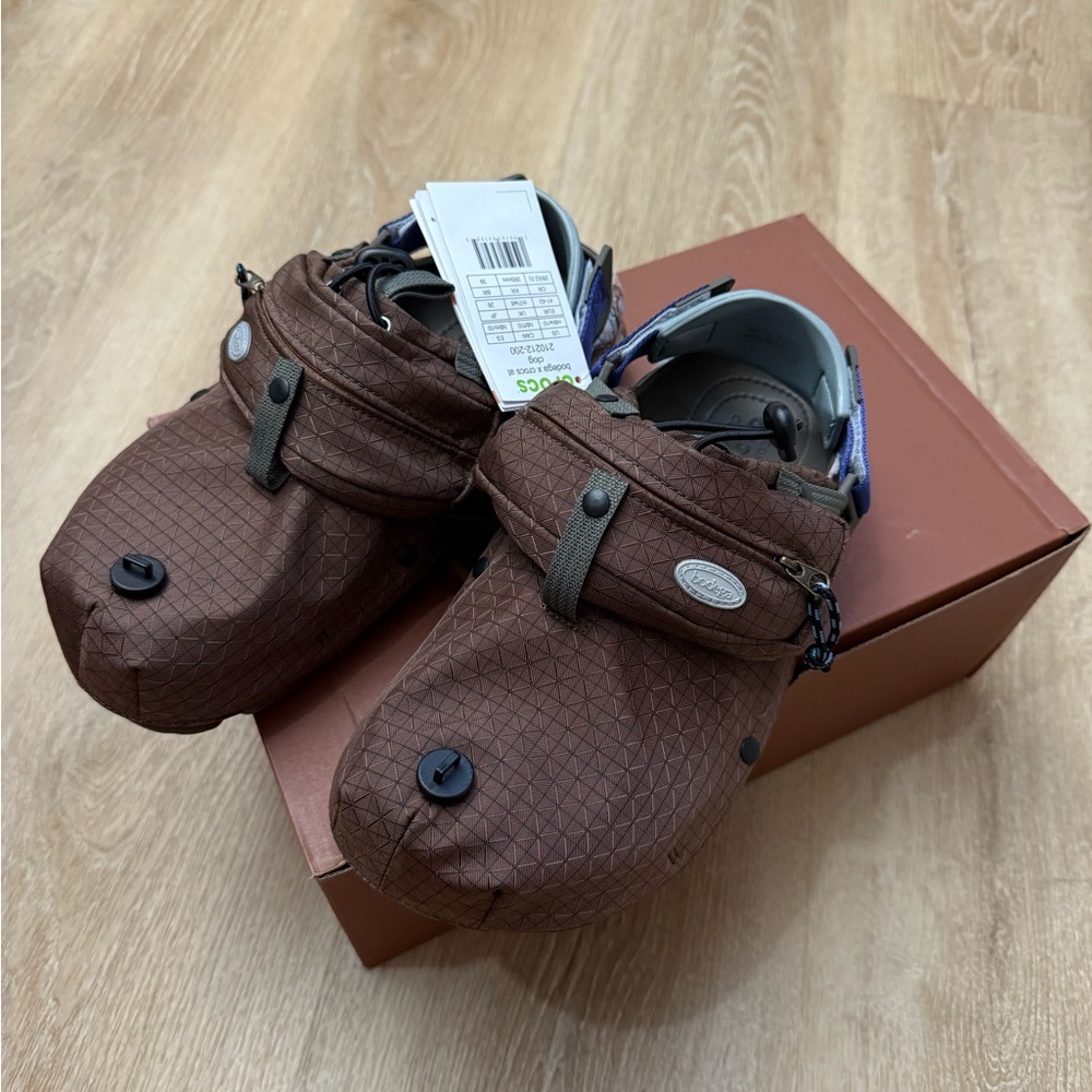 NWT CROCS x BOTEGA CLASSIC ALL-TERRAIN CLOG Size M8 / W10 chocolate - Picture 3 of 9